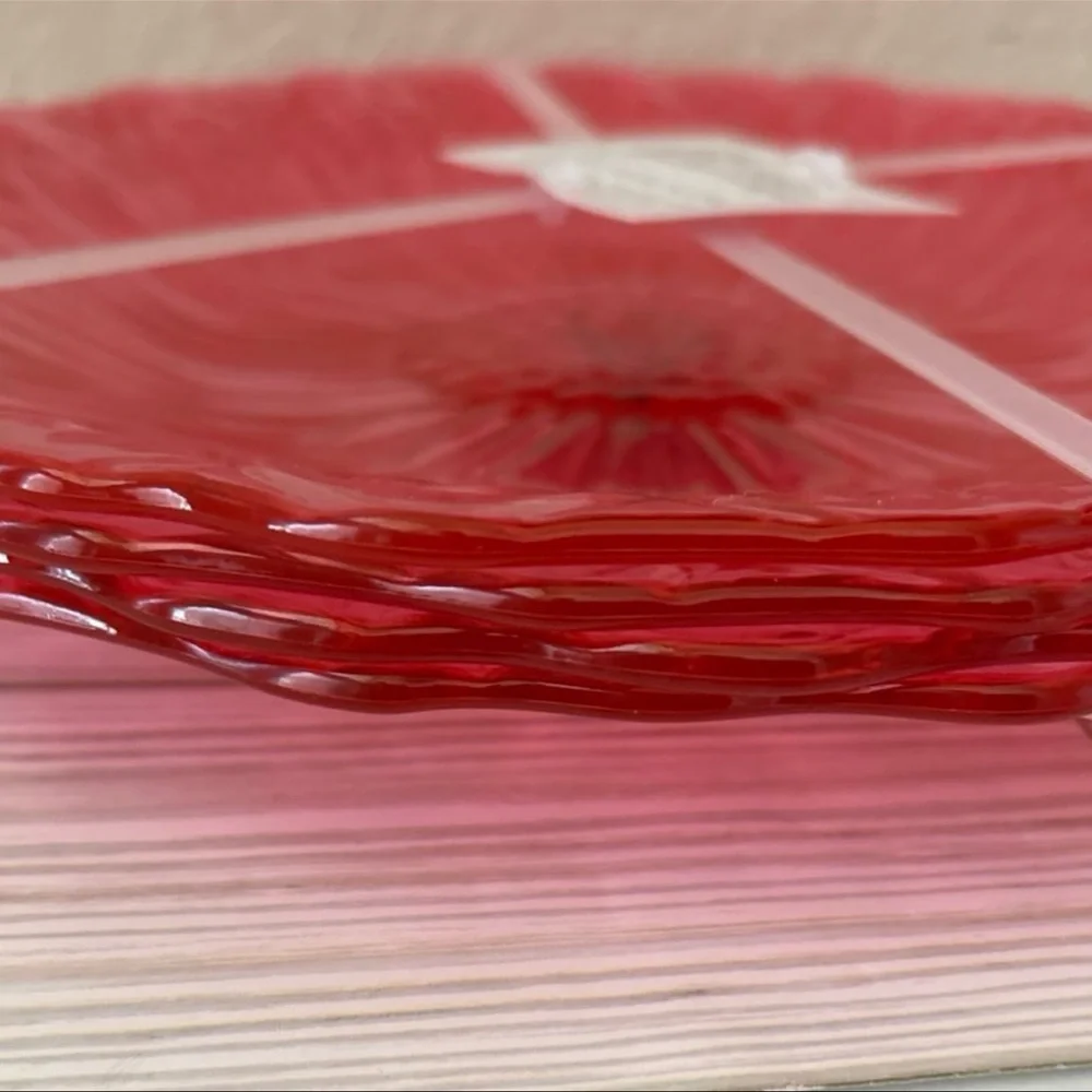 Pink Buffet Plates Tableware Set for Festive Celebrations Picnic Party